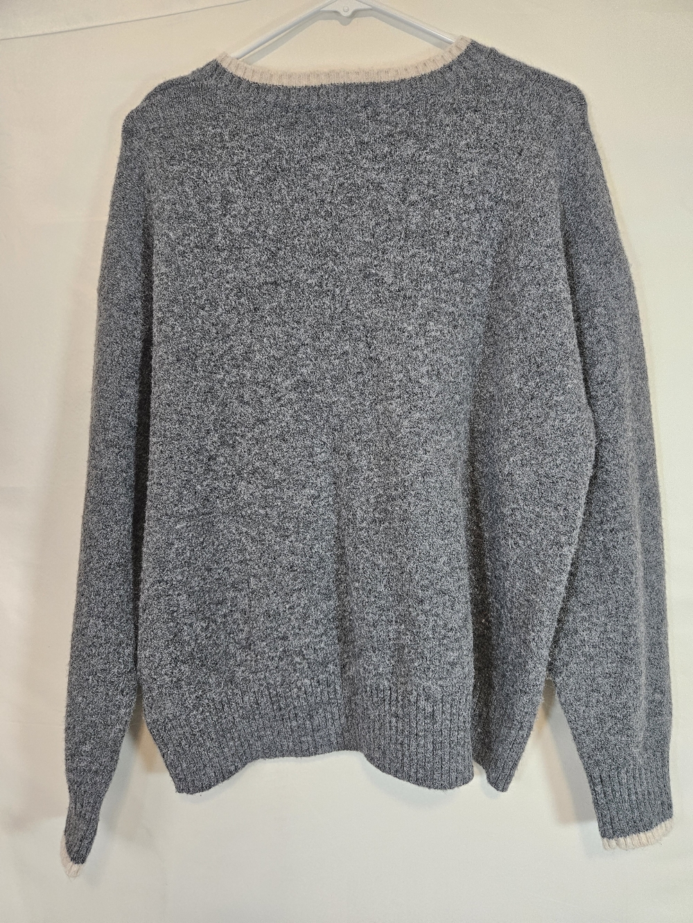 Antropologie Gray Crewneck Sweater with Dog Motif - Picture 4 of 7